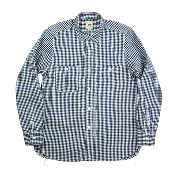 FOB FACTORY CHAMBRAY ​SELVEDGE GINGHAM SHIRT